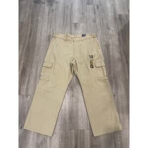 Dickies Loose Fit Straight Leg Cargo Khaki Pants Men's Size 38x30
